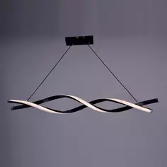 Светильник подвесной светодиодный «Симметрия» 7 м² цвет черный Без бренда