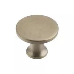 Ручка-кнопка мебельная цвет никель Без бренда