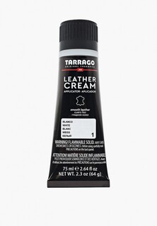 Крем для обуви Tarrago в тюбике Leather Cream, белый, 75 мл