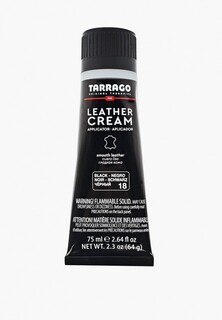 Крем для обуви Tarrago в тюбике Leather cream, черный , 75 мл