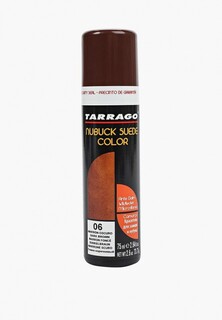 Краска для обуви Tarrago с аппликатором NUBUCK COLOR, темно-коричневый, 75 мл