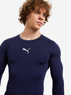 Лонгслив компрессионный мужской PUMA Liga Baselayer, Синий