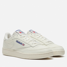 Кроссовки Reebok Club C 85, цвет бежевый, размер 44.5 EU