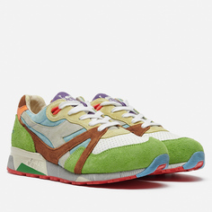 Кроссовки Diadora Heritage x Pastiglie Leone N.9000 Alpina ITA, цвет зелёный, размер 43 EU