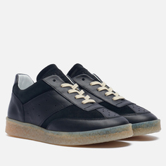 Женские кроссовки Maison Margiela MM6 6 Court, цвет чёрный