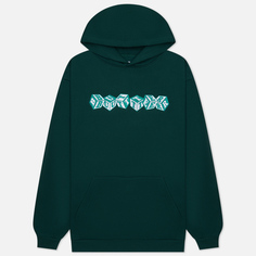 Мужская толстовка Butter Goods Cubes Embroidered Hoodie, цвет зелёный, размер XL