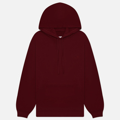Мужская толстовка Maison Margiela MM6 Logo Print Hoodie, цвет бордовый