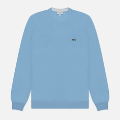 Мужской свитер Lacoste Organic Cotton Crew Neck, цвет голубой, размер M