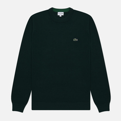 Мужской свитер Lacoste Organic Cotton Crew Neck, цвет зелёный, размер XL