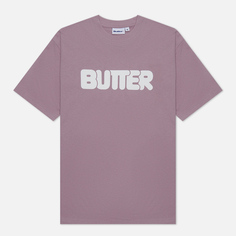Мужская футболка Butter Goods Rounded Logo, цвет фиолетовый, размер L
