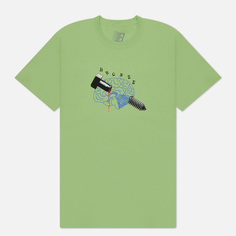 Мужская футболка Bronze 56K Bolt Brain, цвет зелёный, размер L