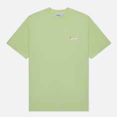 Мужская футболка Butter Goods Heavy Weight Pigment Dyed, цвет зелёный, размер M