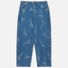 Мужские джинсы Butter Goods Screw Denim, цвет синий