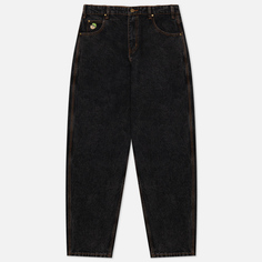 Мужские джинсы Butter Goods Santosuosso Denim Baggy Fit, цвет чёрный, размер 30