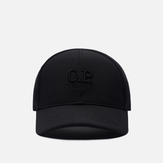 Кепка C.P. Company Shell-R Logo, цвет чёрный