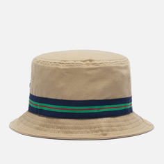 Панама Lacoste Organic Cotton Stripe Band, цвет бежевый