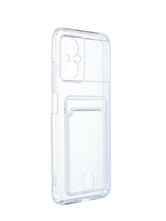 Чехол Zibelino для Poco M5 4G Silicone Card Holder защита камеры Transparent ZSCH-XIA-M5-CAM-TRN