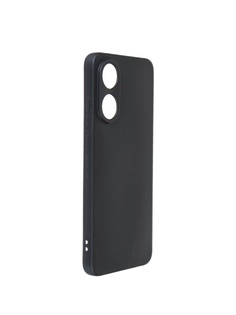 Чехол DF для Oppo A78 4G Silicone Black oCase-18