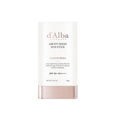 Солнцезащитный стик для лица D`ALBA Солнцезащитный стик Air Fit Fresh Sun Stick SPF 50+ PA++++ 19.0 D'alba