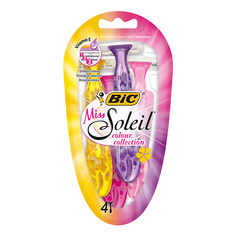 Станок для бритья BIC Одноразовые бритвы женские 3 лезвия Miss Soleil 27