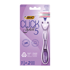 Станок для бритья BIC Женская бритва 5 лезвий BIC Click 5 Soleil + 2 сменные кассеты 70