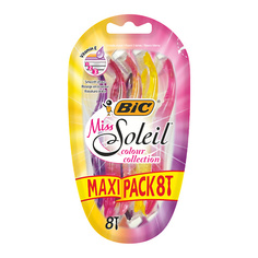 Станок для бритья BIC Одноразовые бритвы женские 3 лезвия Miss Soleil 27