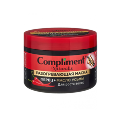 COMPLIMENT Маска для волос разогревающая перец+масло усьмы Naturalis 500