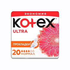 KOTEX Прокладки гигиенические Ультра Сетч Нормал Fast Absorb 20