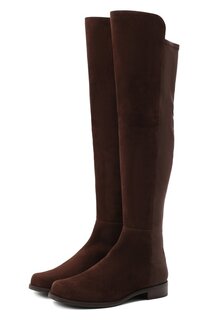Замшевые ботфорты Stuart Weitzman