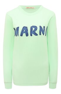 Хлопковый лонгслив Marni