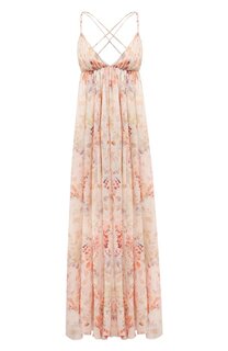 Платье из хлопка и шелка YVON