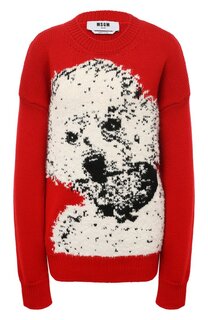 Шерстяной свитер MSGM