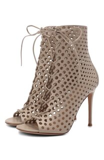 Кожаные ботильоны Gianvito Rossi