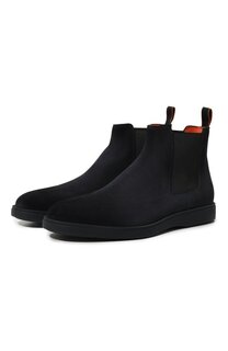 Замшевые челси Santoni