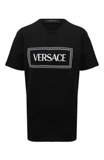 Хлопковая футболка Versace