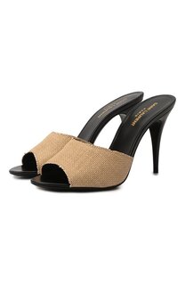Текстильные мюли LA 16 Saint Laurent