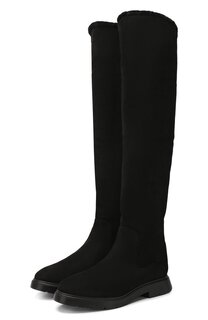 Замшевые ботфорты Stuart Weitzman