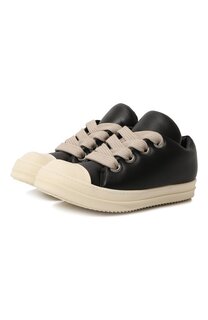 Кожаные кеды Luxor Jumbo Padded Low Rick Owens