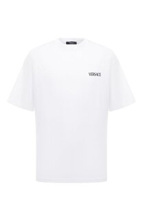 Хлопковая футболка Versace