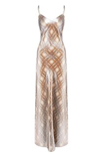 Платье из смеси вискозы и шелка Ralph Lauren