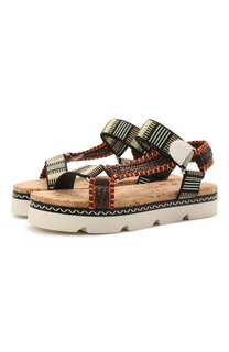 Текстильные сандалии Casadei