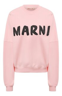 Хлопковый свитшот Marni