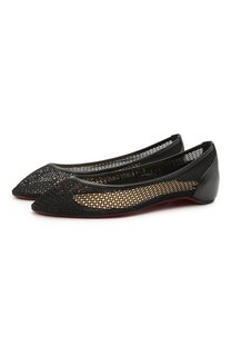 Текстильные балетки Filomena Christian Louboutin