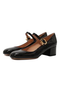 Кожаные туфли Mary Ribbon Gianvito Rossi