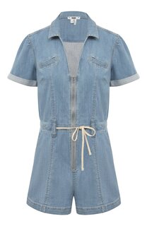 Джинсовый комбинезон Meg Short Sleeve Romper Paige