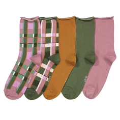 Комплект из пяти пар носков LaRedoute