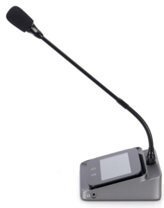 Пульт ITC TS-0310 председателя цифровой с микрофоном, сенсорный экран 4,3", кабель витая пара