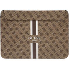 Чехол Guess Sleeve 4G Stripes, коричневый (GUCS16P4RPSW)