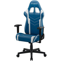 Компьютерное кресло DXRacer Peak сине-белое OH/P132/BW