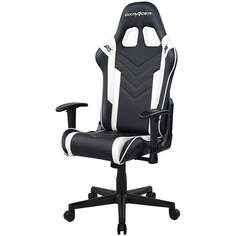 Компьютерное кресло DXRacer Peak чёрно-белое OH/P132/NW